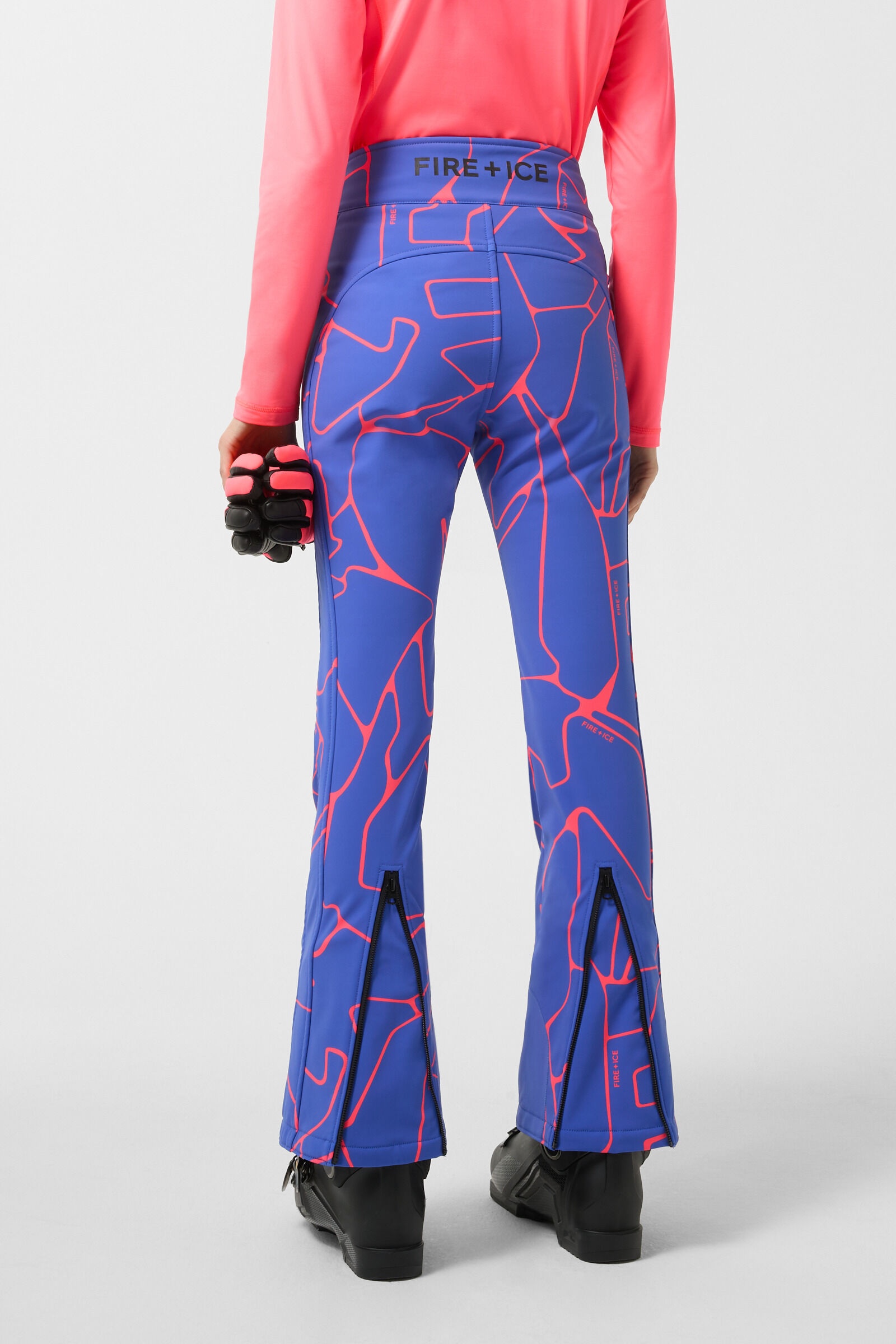 Ireen Ski pants in Blue/Pink - 2