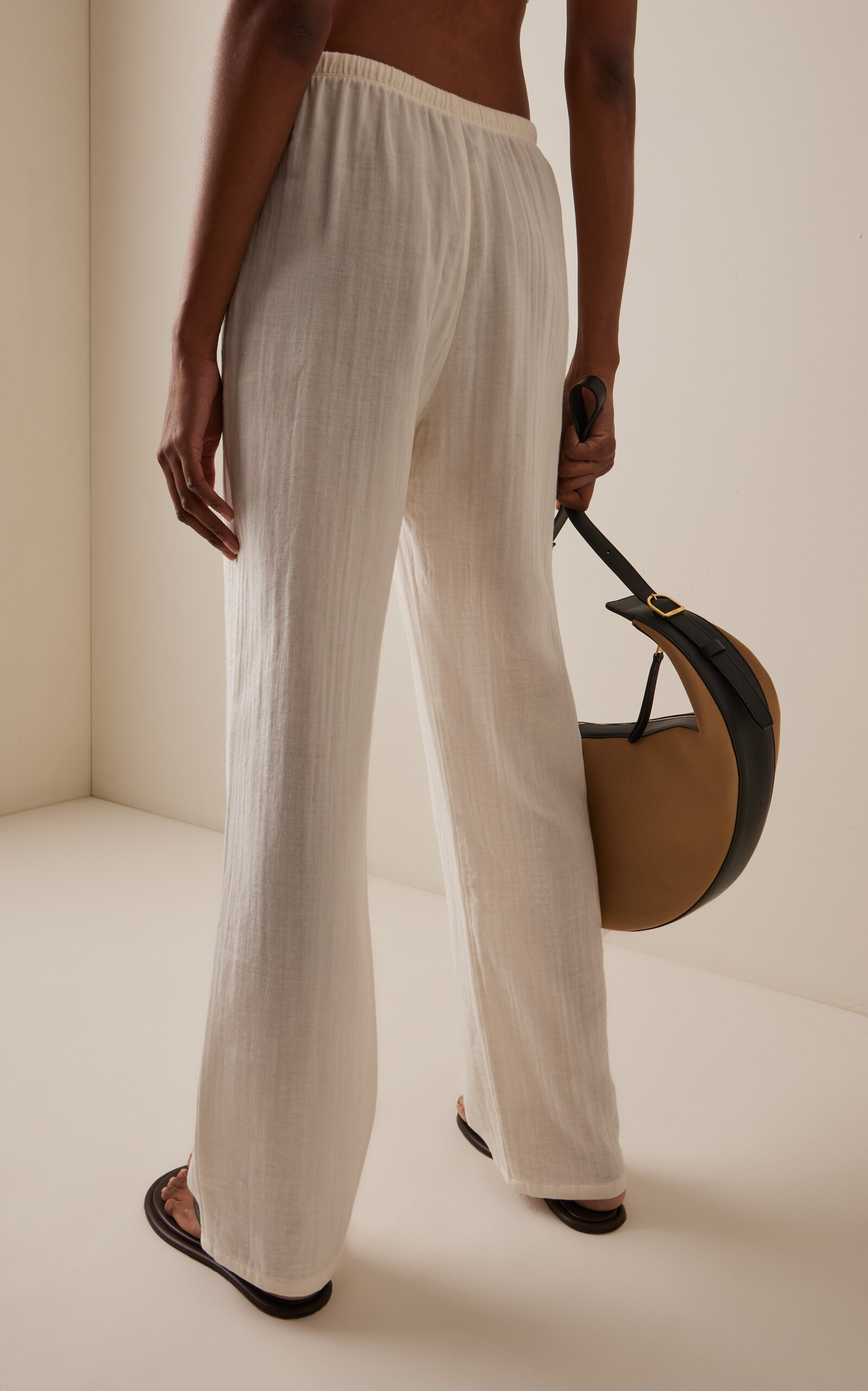 Brody Cotton Pants ivory - 4