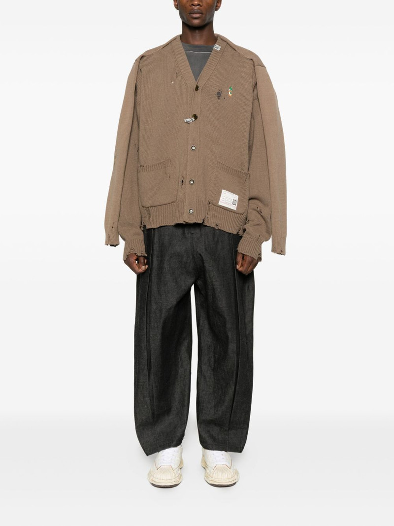 Maison MIHARAYASUHIRO shawl layered cardigan outlook