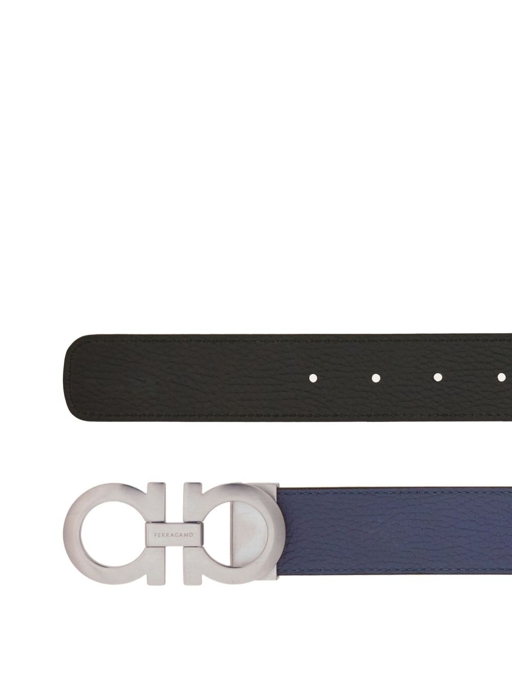 reversible leather belt - 2