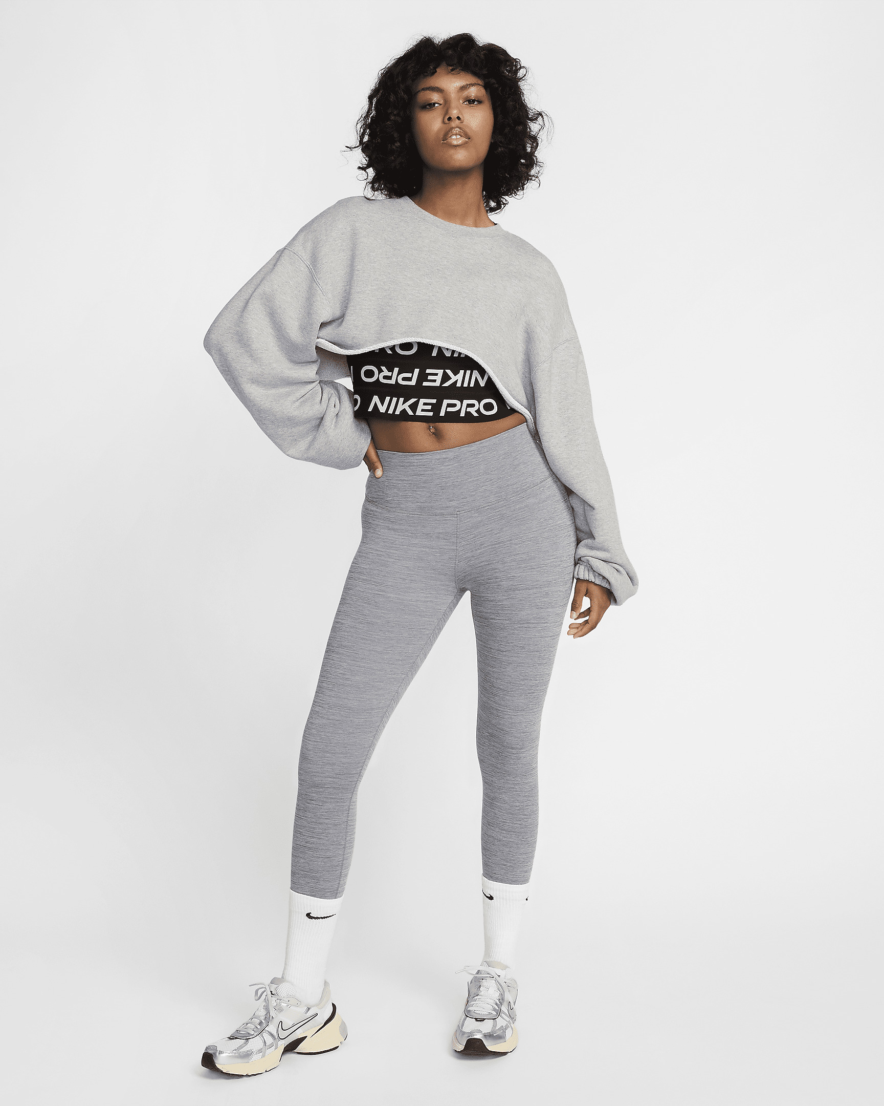 Nike One Women's High-Waisted Crop Leggings - 7