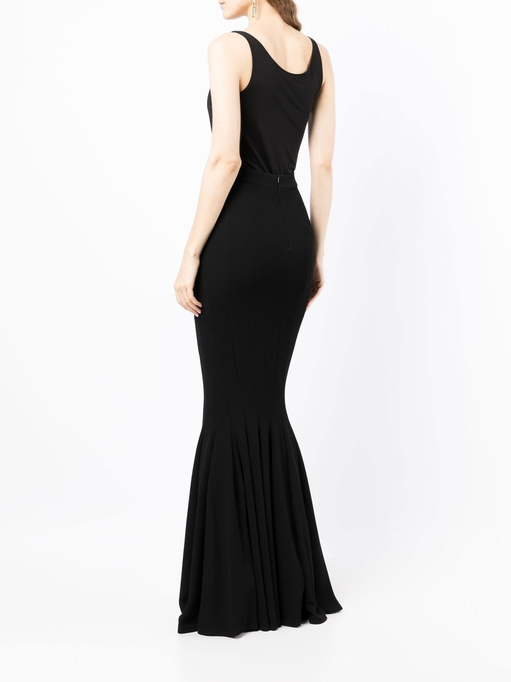 stretch-jersey long mermaid skirt - 4