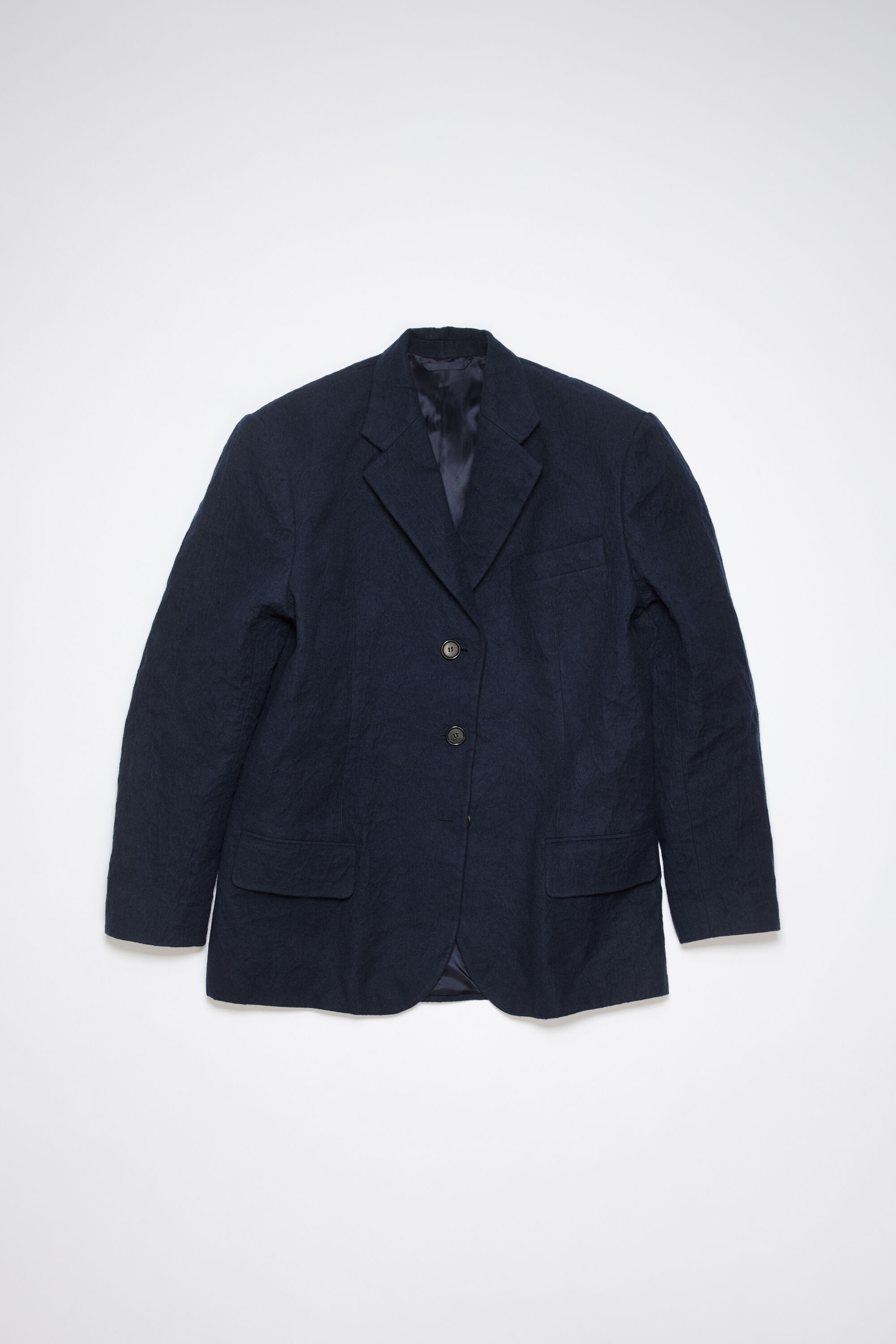Relaxed fit suit jacket - Navy blue - 7