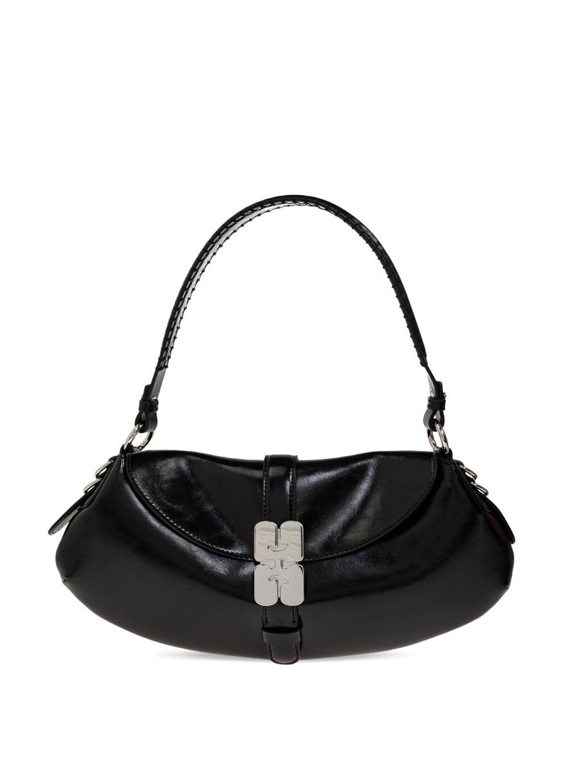 logo-buckle shoulder bag 1