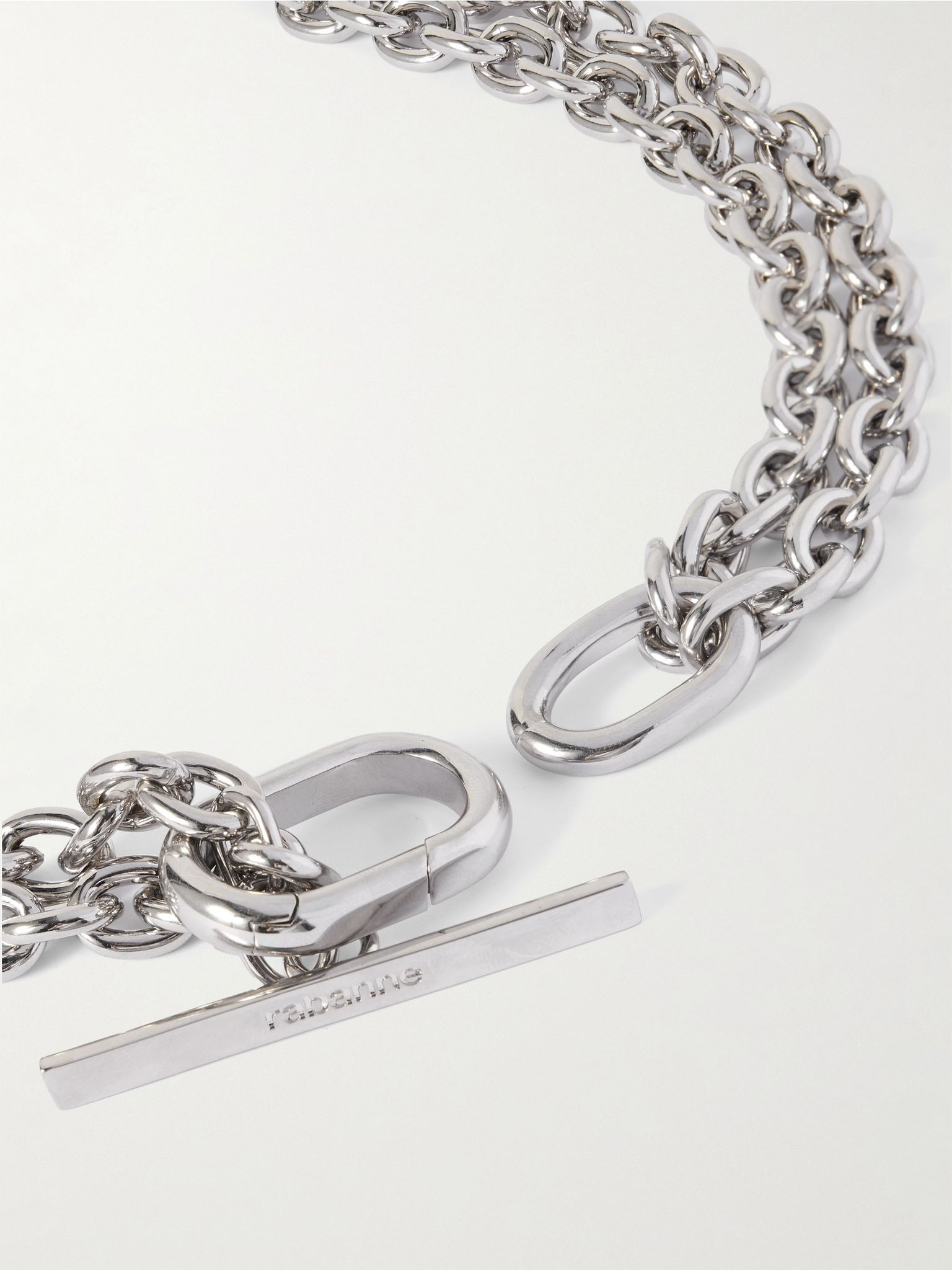 Silver-tone choker Silver - 3