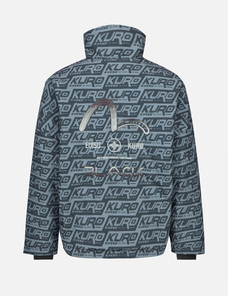 EVISU Monogram Print Padded Jacket outlook