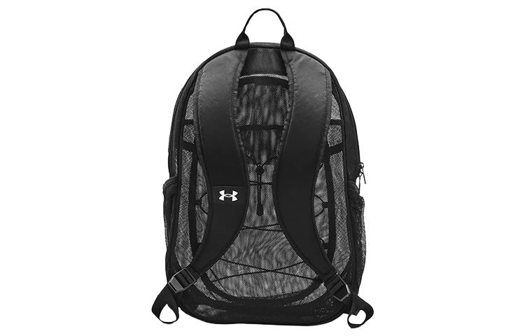 Under Armour Hustle Mesh Backpack 'Black Grey' 1372288-001 - 2