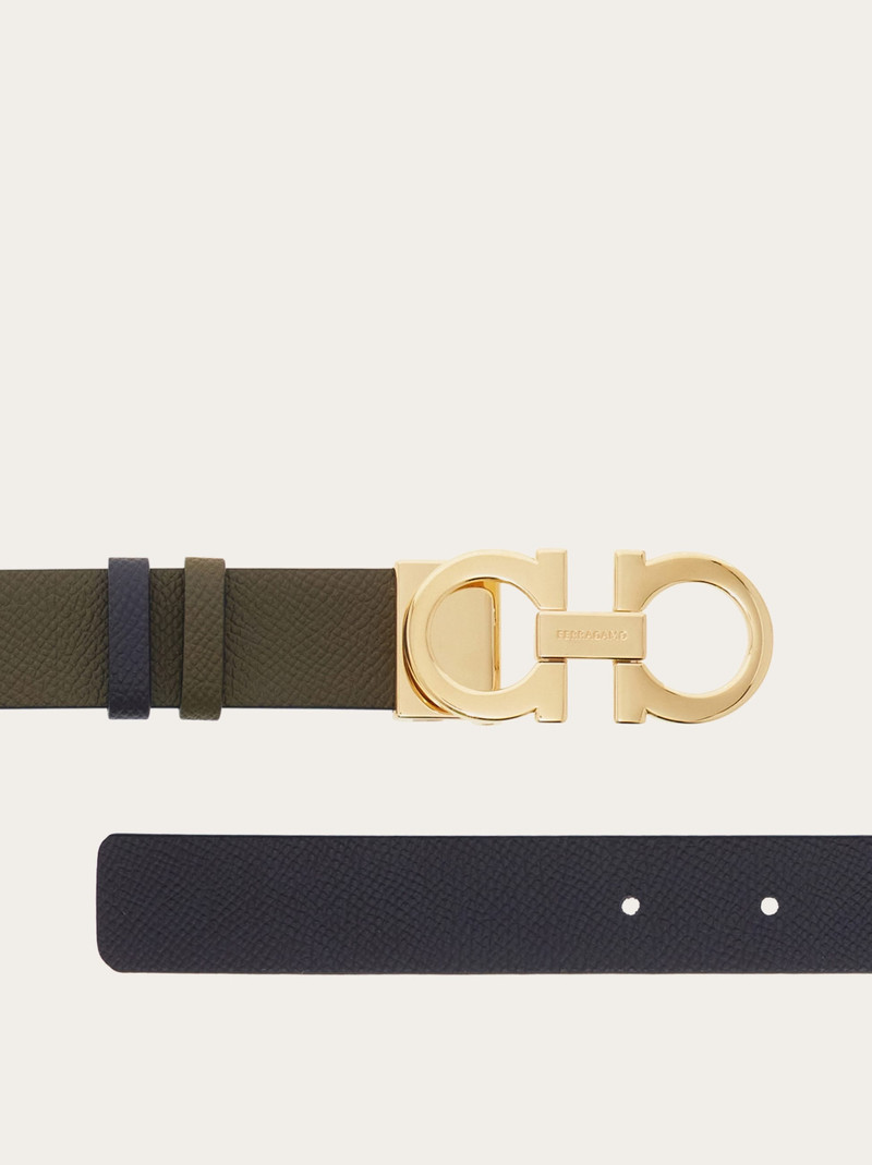 FERRAGAMO Gancini reversible and adjustable belt outlook