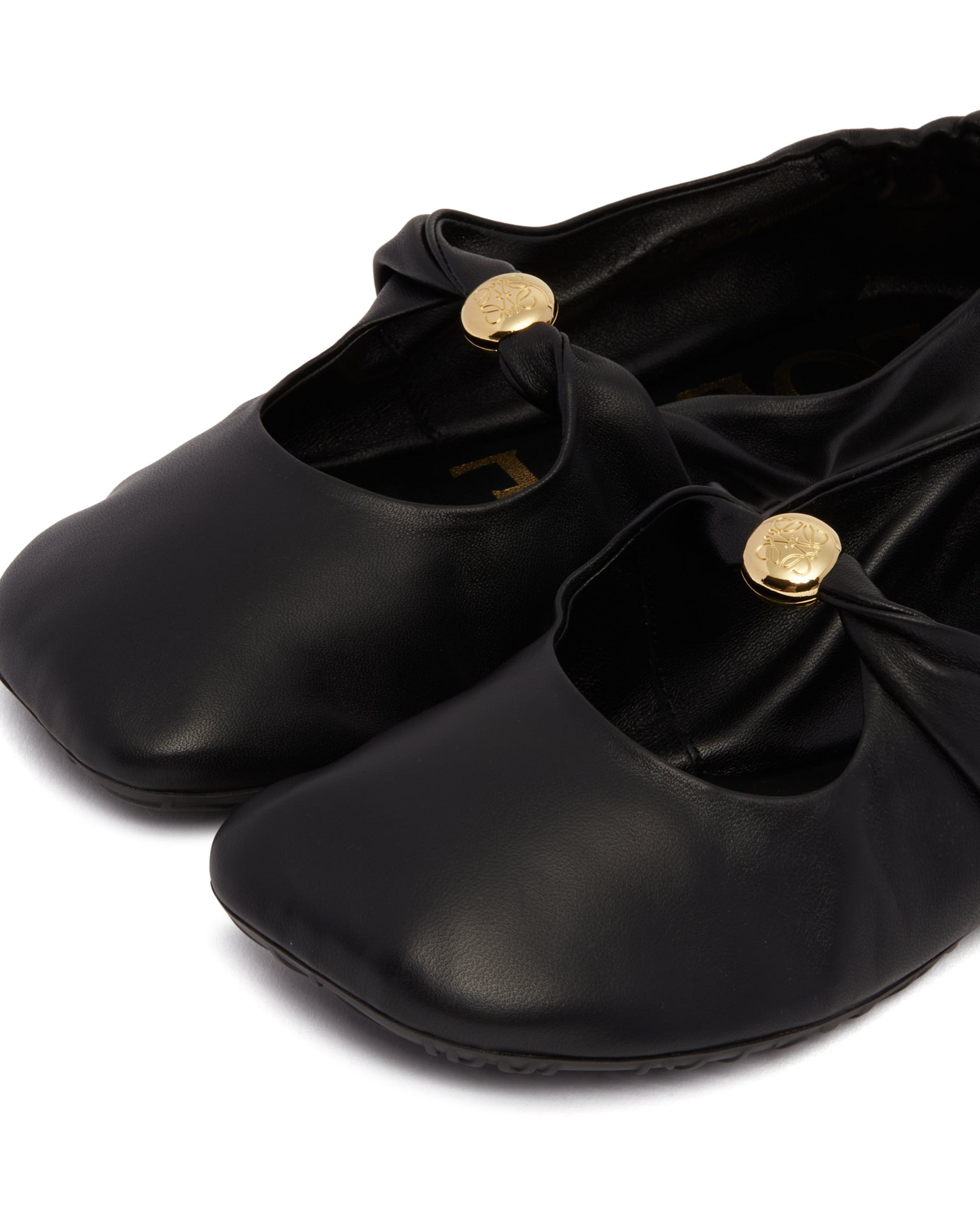 Black Pebble Soft Ballet Flats - 6