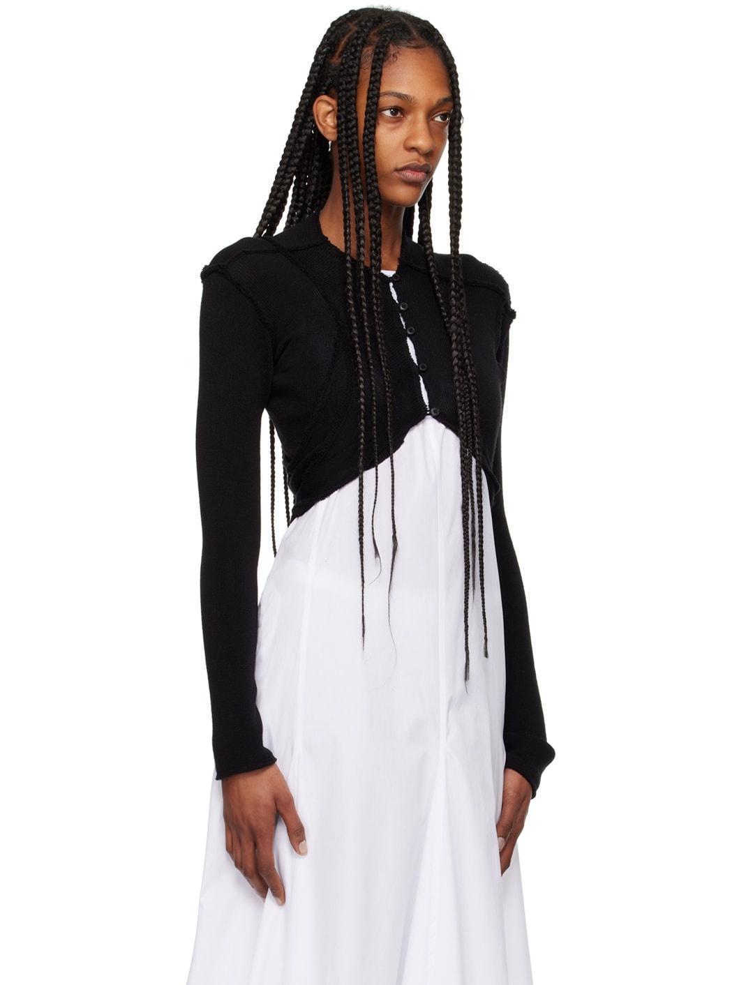 Black Bolero Cardigan - 2