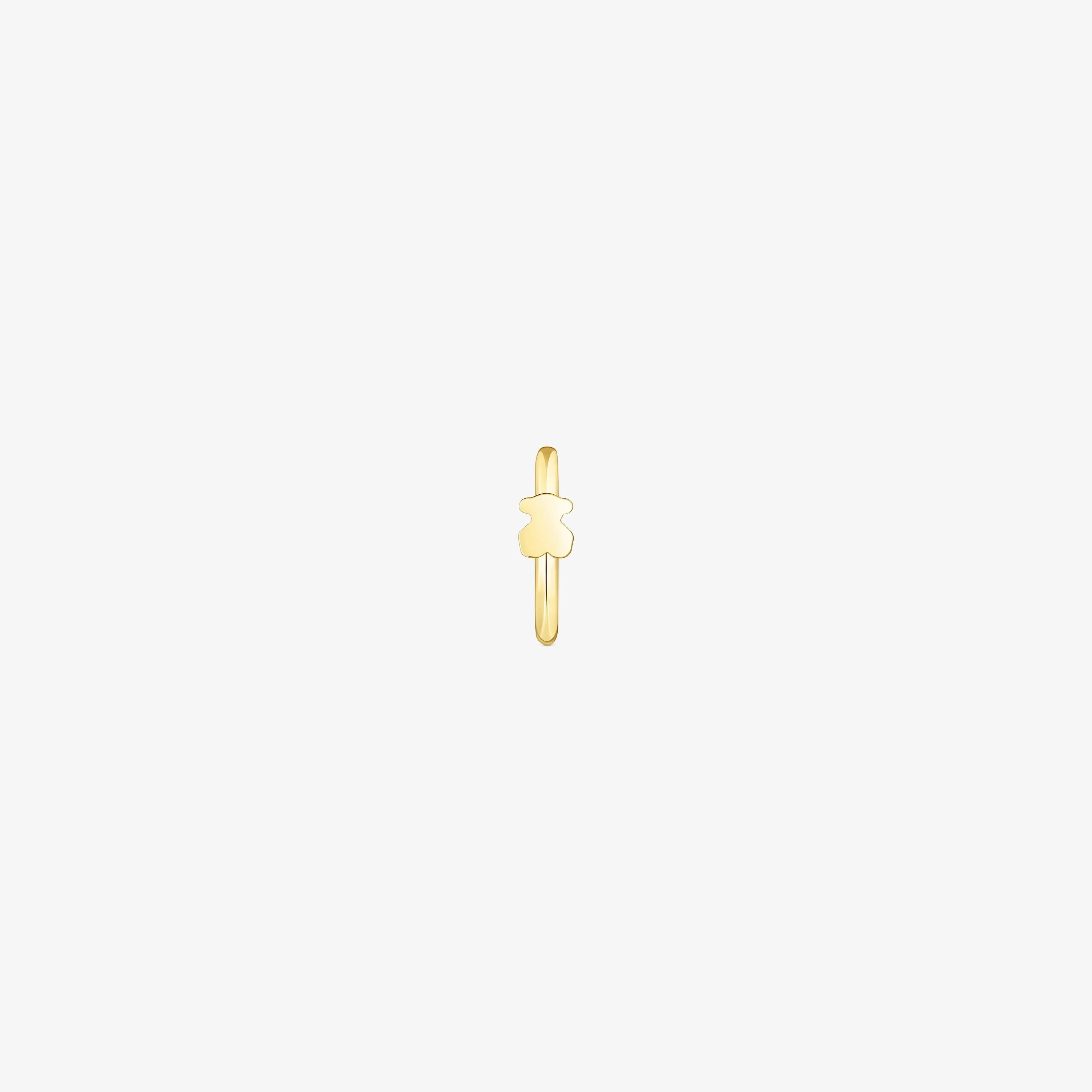18K solid gold TOUS Basics bear ear Piercing - 1