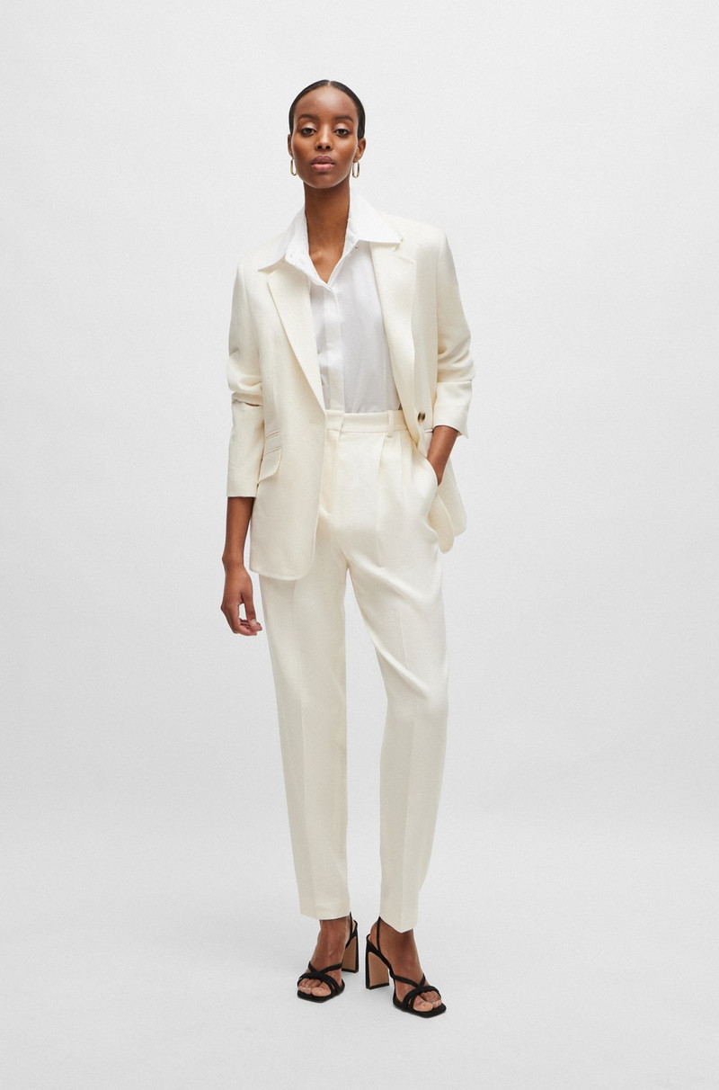 SLEEVELESS BLOUSE IN STRETCH-COTTON CANVAS 3