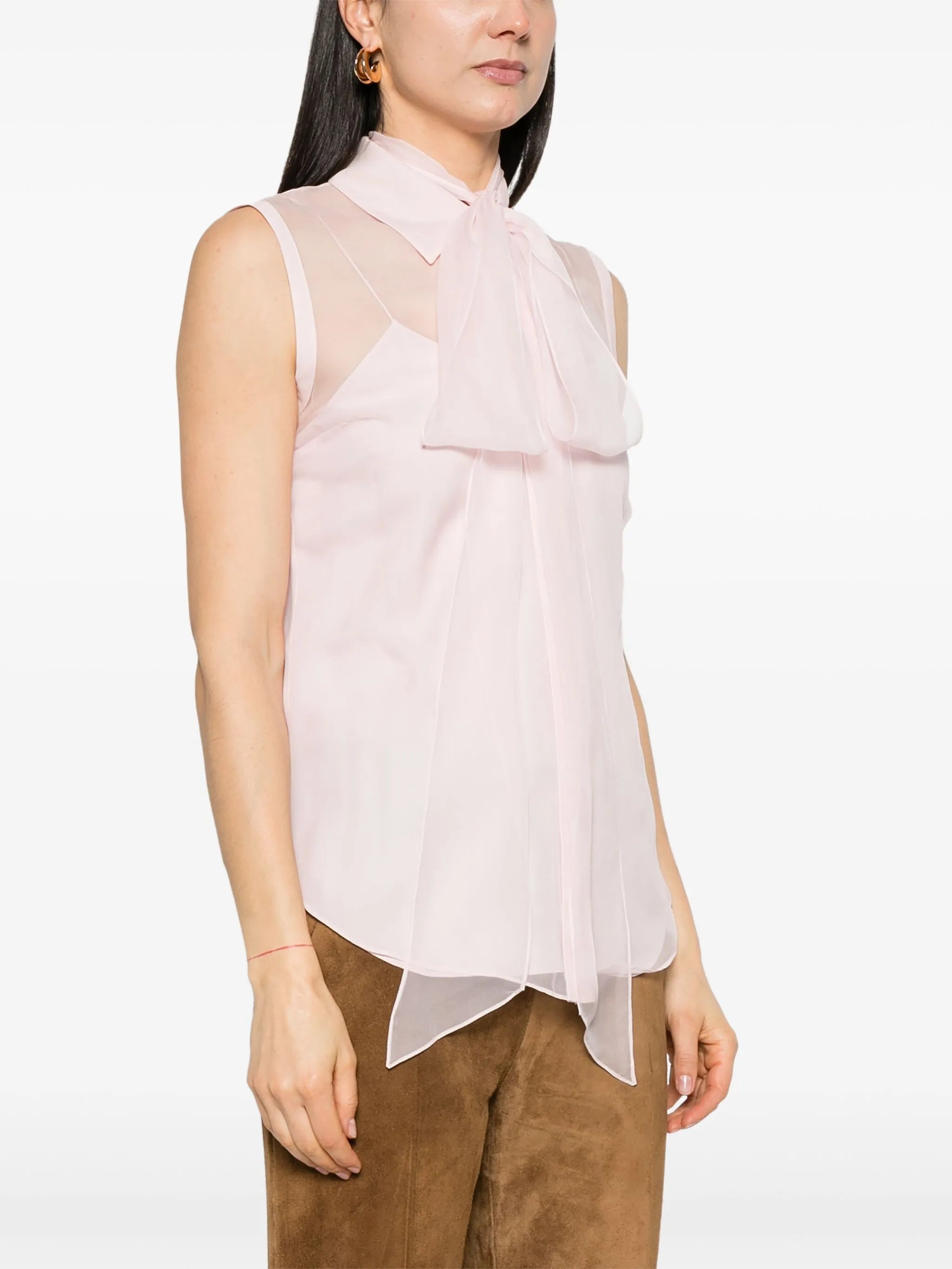 Silk Chiffon Shirt - 2