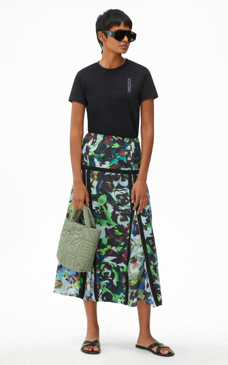 KENZO 'Archive Floral' midi skirt outlook