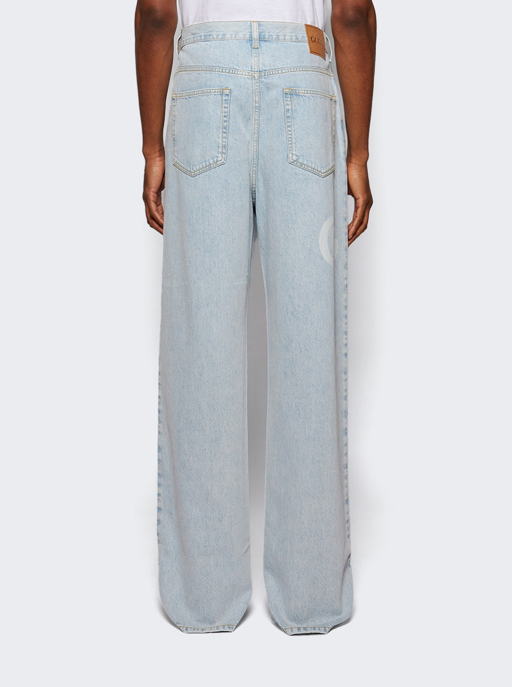 Baggy Pant Bleach Jeans Turquoise - 4