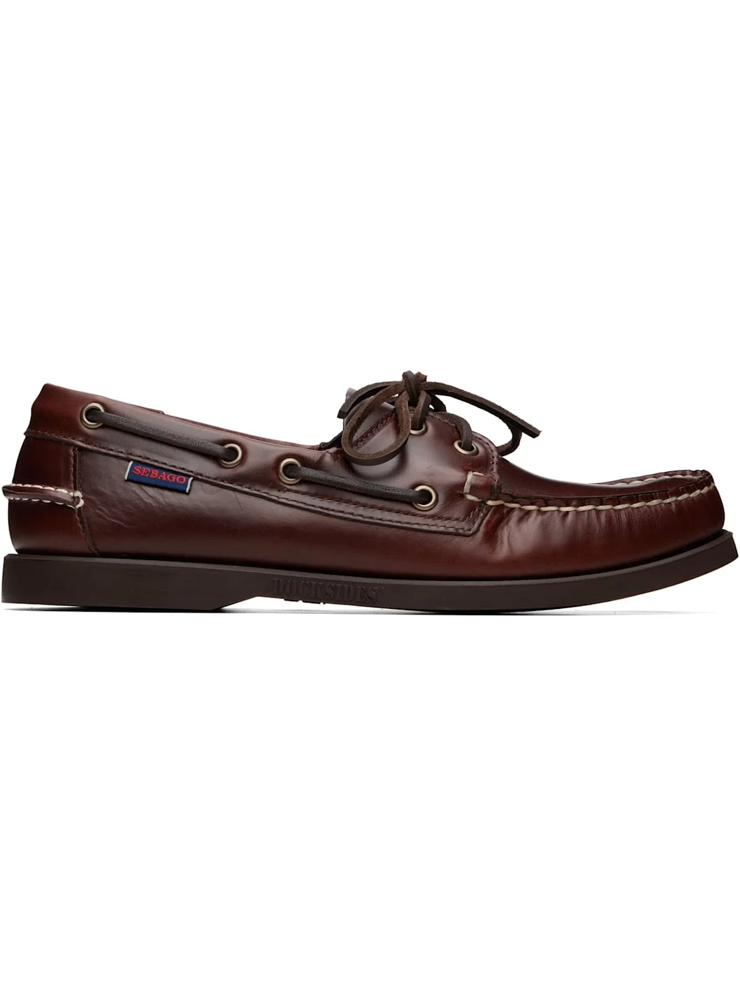 Brown Docksides Portland Waxed Boat Shoes - 1
