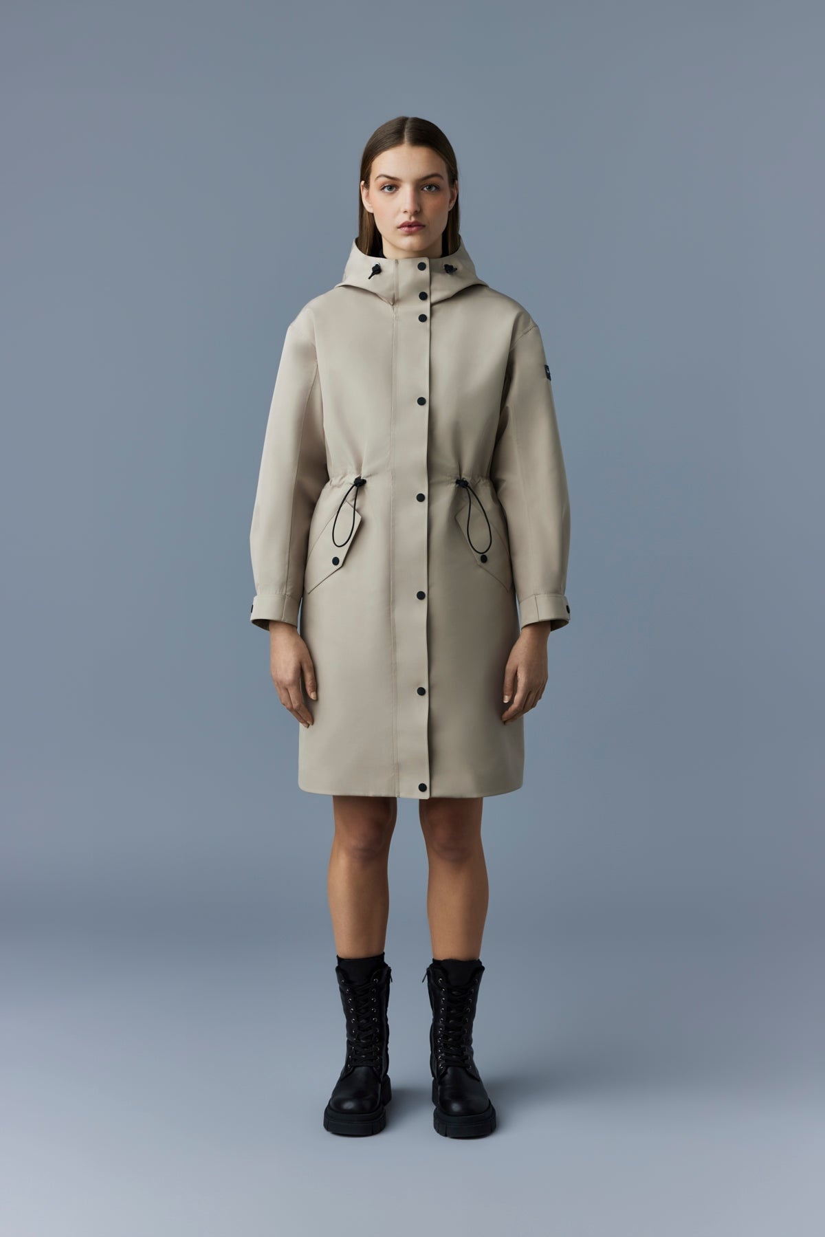 MACKAGE BREER Long 2-in-1 rain parka with removable liner