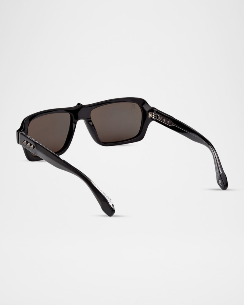 Christian Louboutin Our Georges LB0027 56mm Rectangular Sunglasses outlook