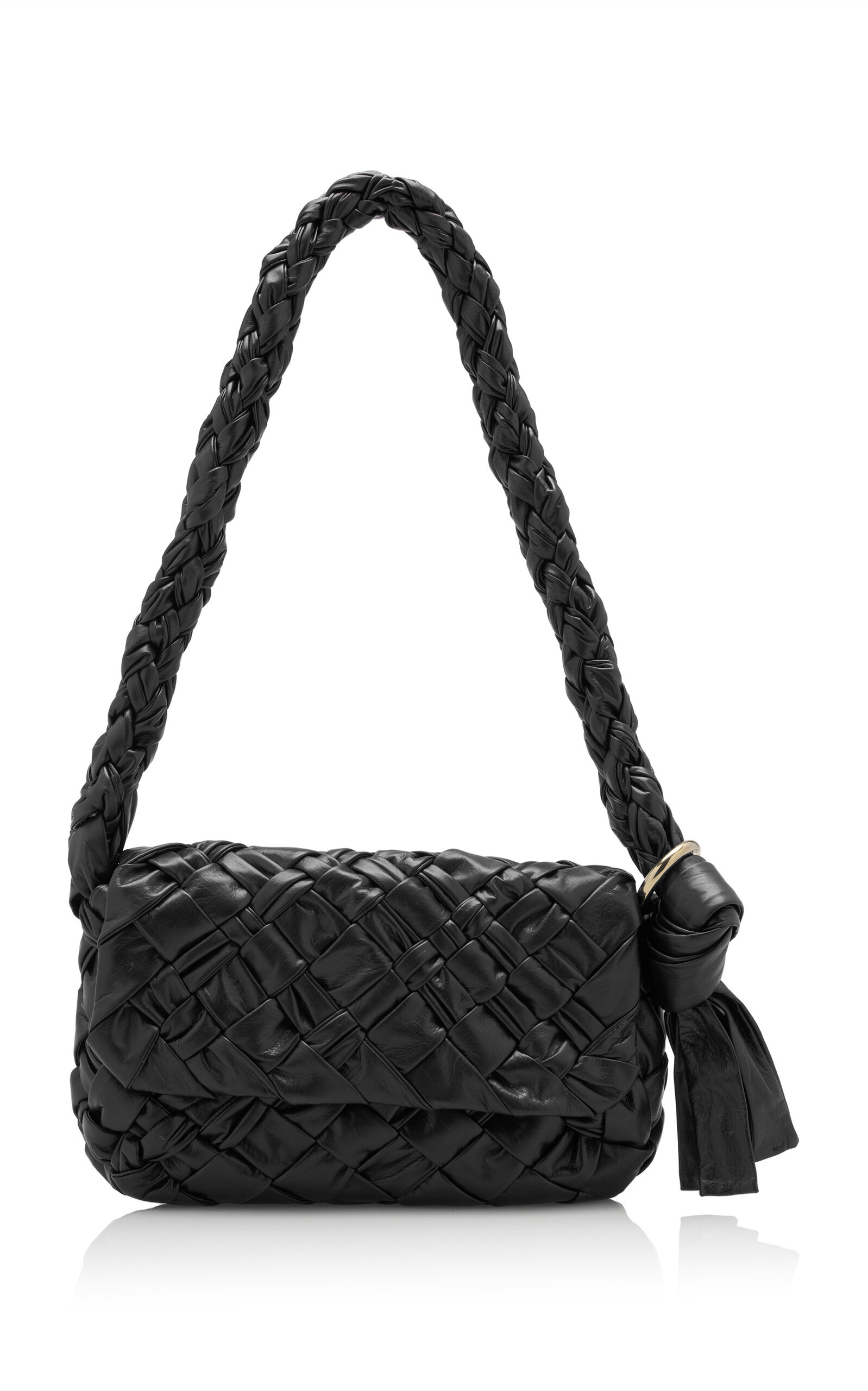 Kalimero Citta' Intrecciato Leather Bag black - 1