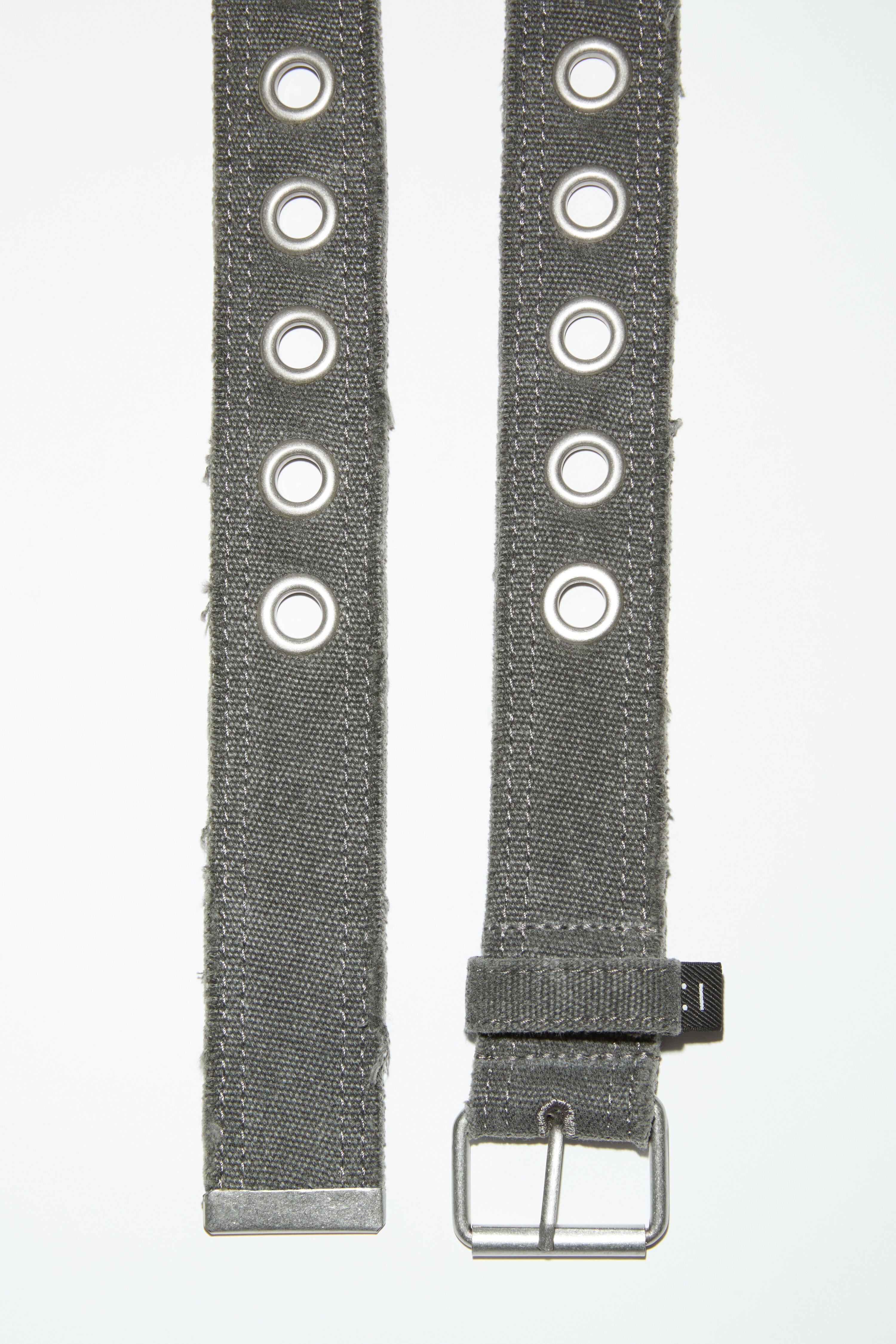 Canvas belt - Carbon grey - 4