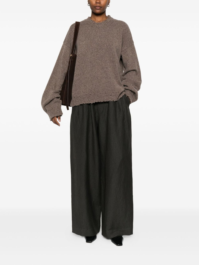 UMA WANG high-waisted palazzo trousers outlook