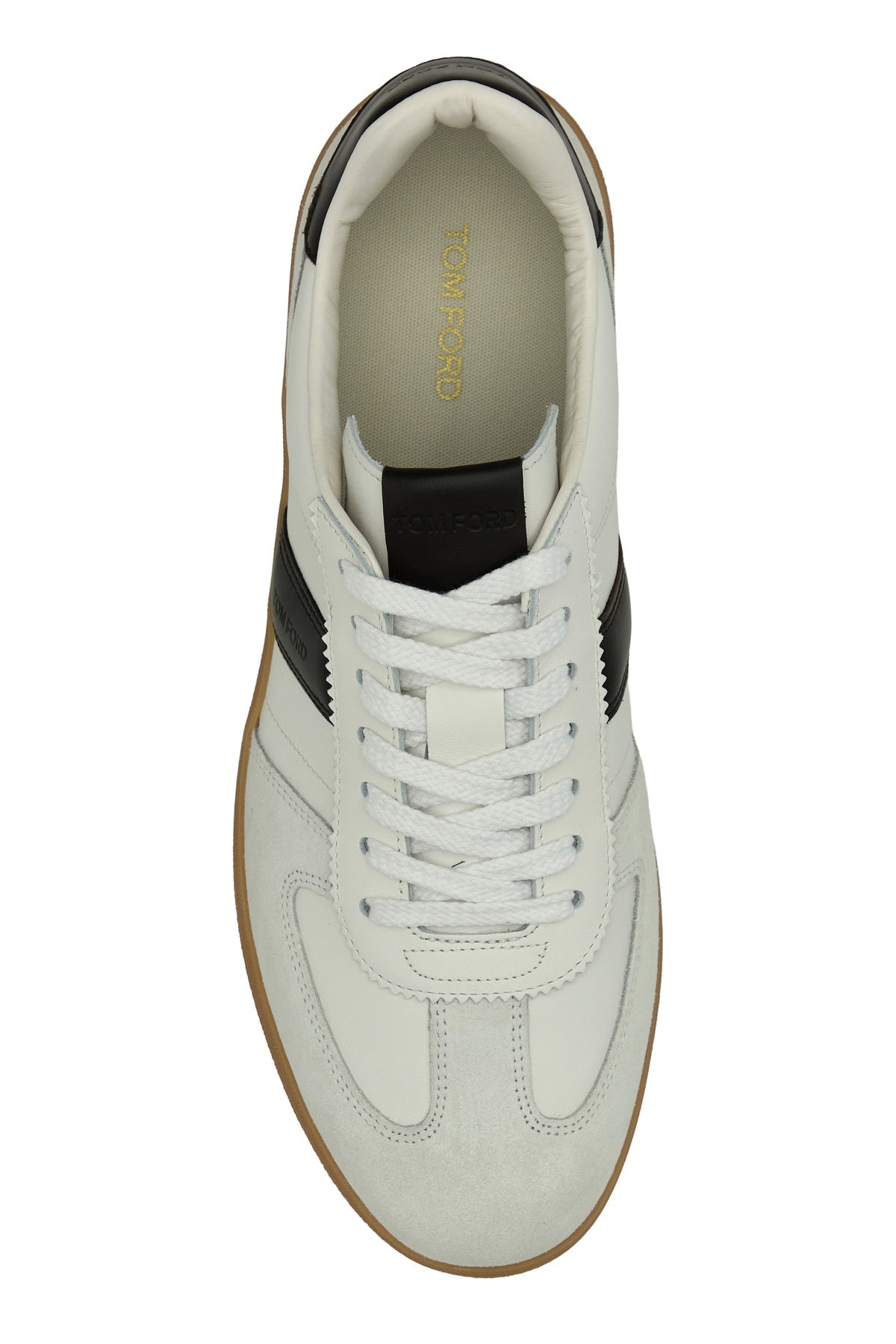 Multicolor leather and suede sneakers - 4