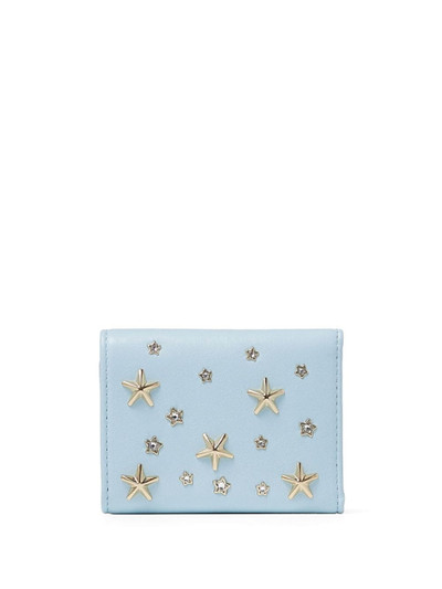 JIMMY CHOO Nemo crystal-embellished leather purse outlook