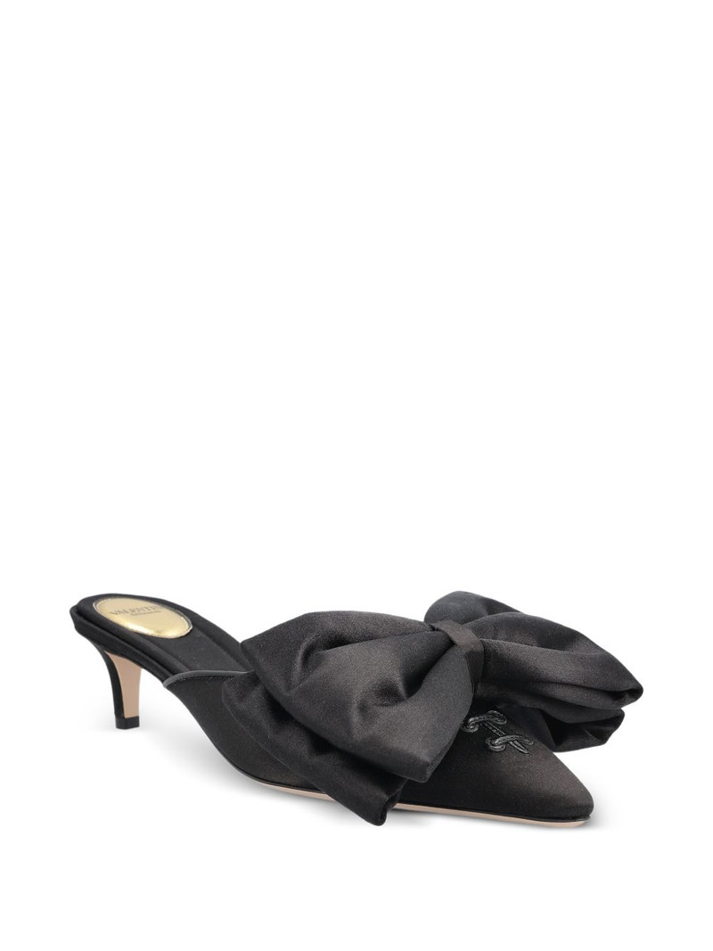 Valentino bow mules outlook