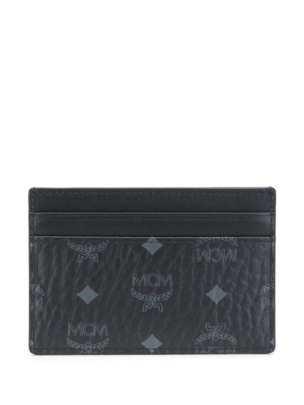 monogram print wallet - 2