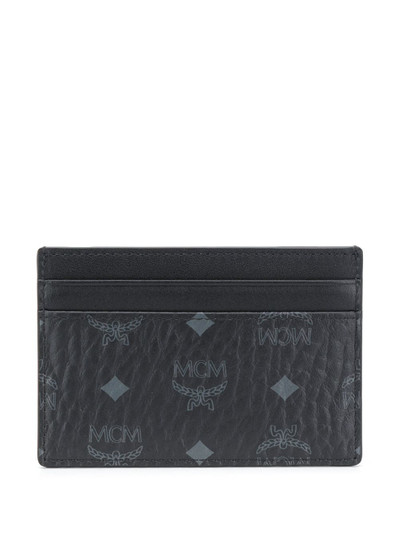 MCM monogram print wallet outlook