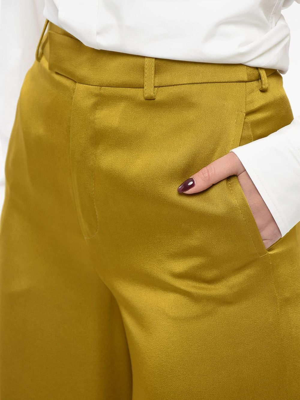 satin palazzo pants - 4