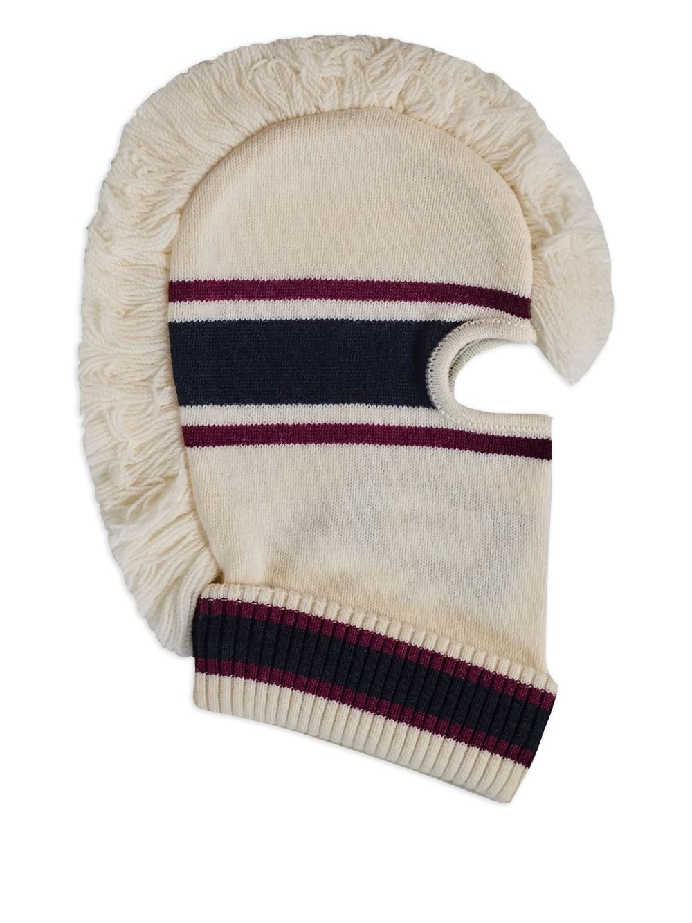 fringed-trim balaclava - 2