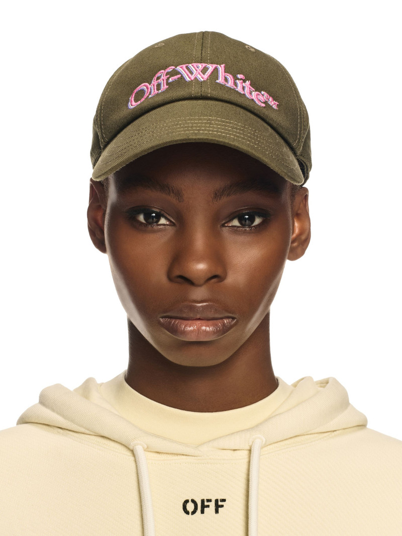 Off-White Green Bookish Shadow Baseball Cap outlook