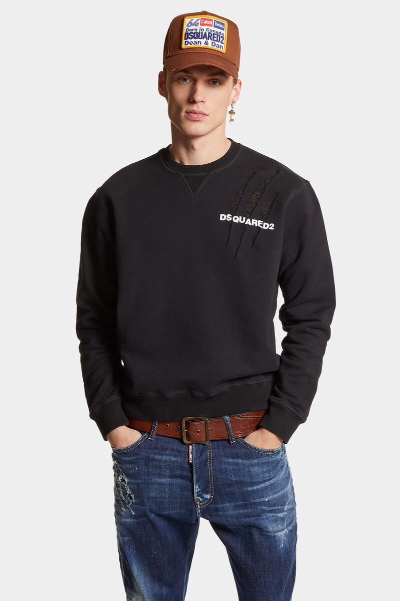 PRINTED SCRATCH COOL FIT CREWNECK SWEATSHIRT - 3