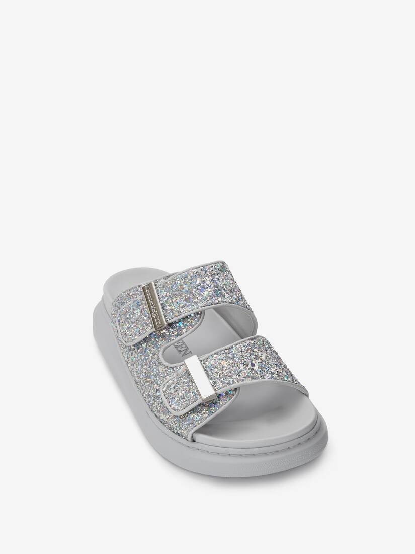 Oversized Hybrid Slide in Silver - 2