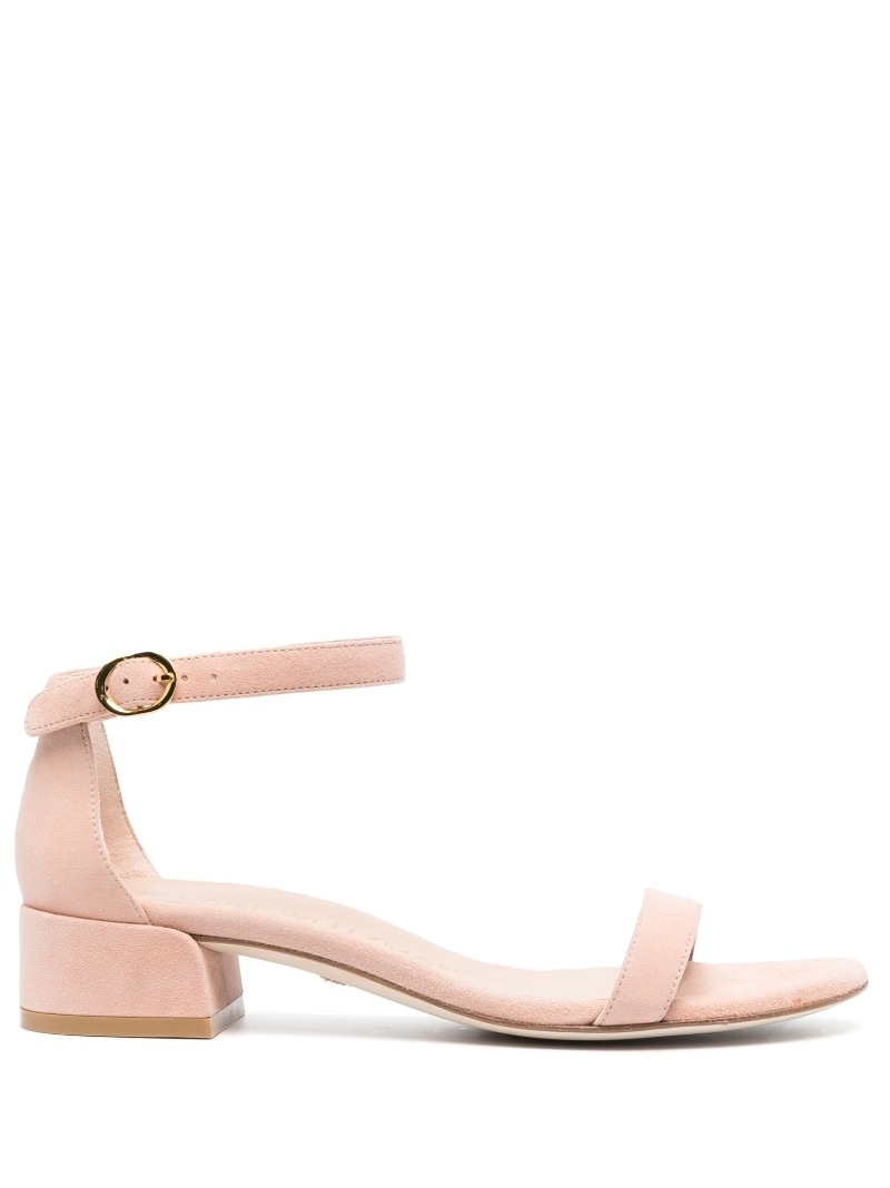 サンダル・ミュール Stuart Weitzman Open-Toe Sandals Stuart Weitzman 35mm open-toe sandals | REVERSIBLE