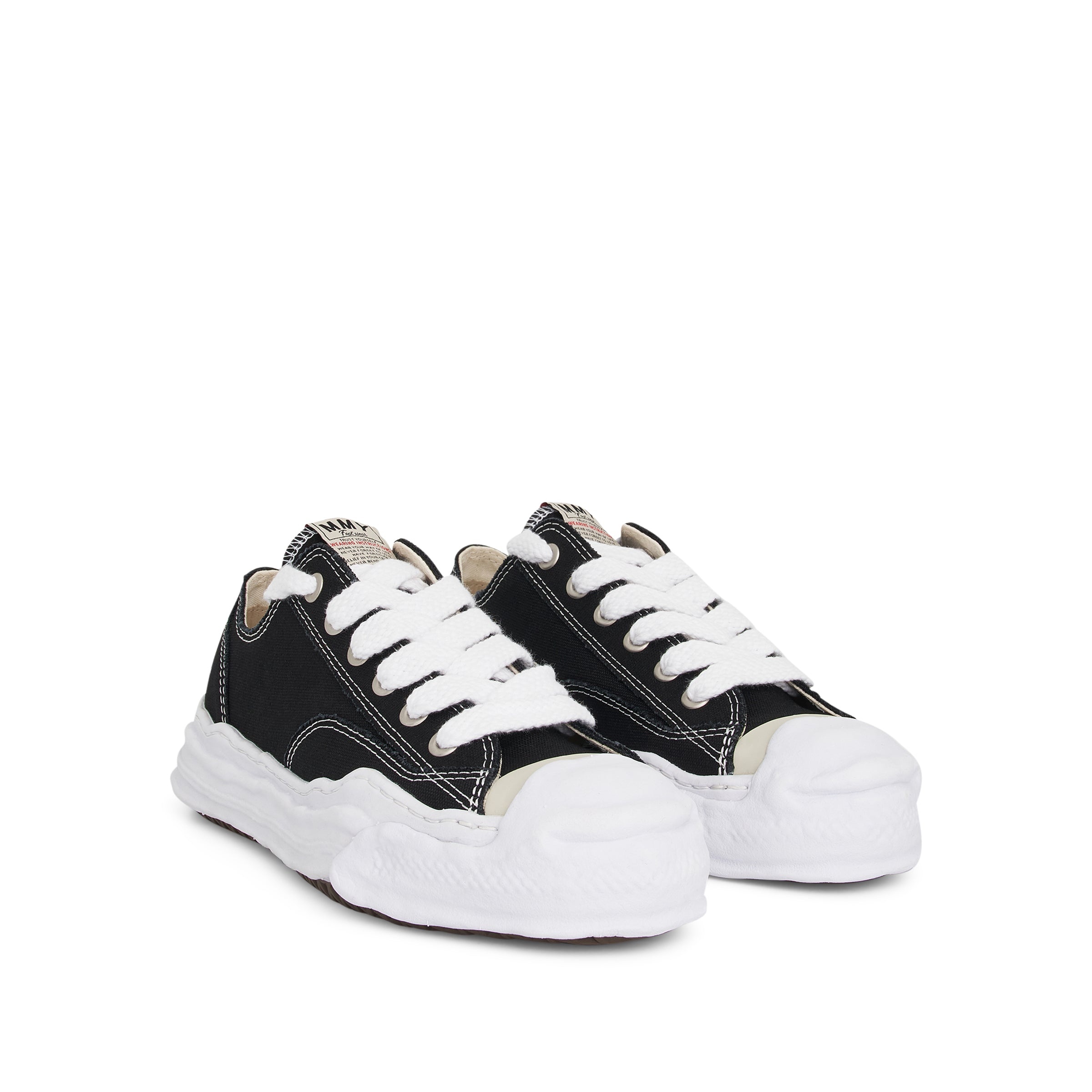 Hank OG Low Top Sneaker in Black/White - 2