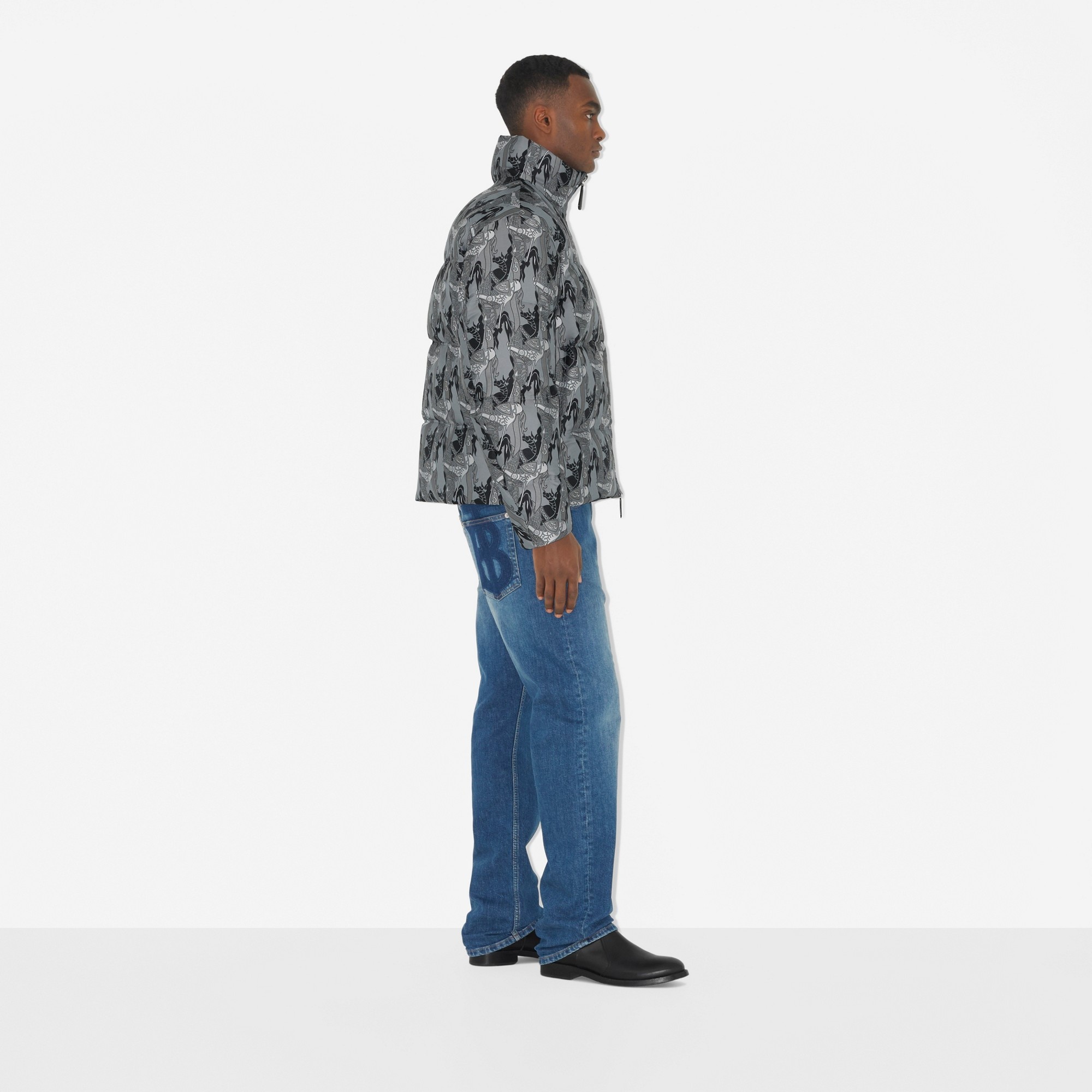 EKD Funnel Neck Puffer Jacket - 3