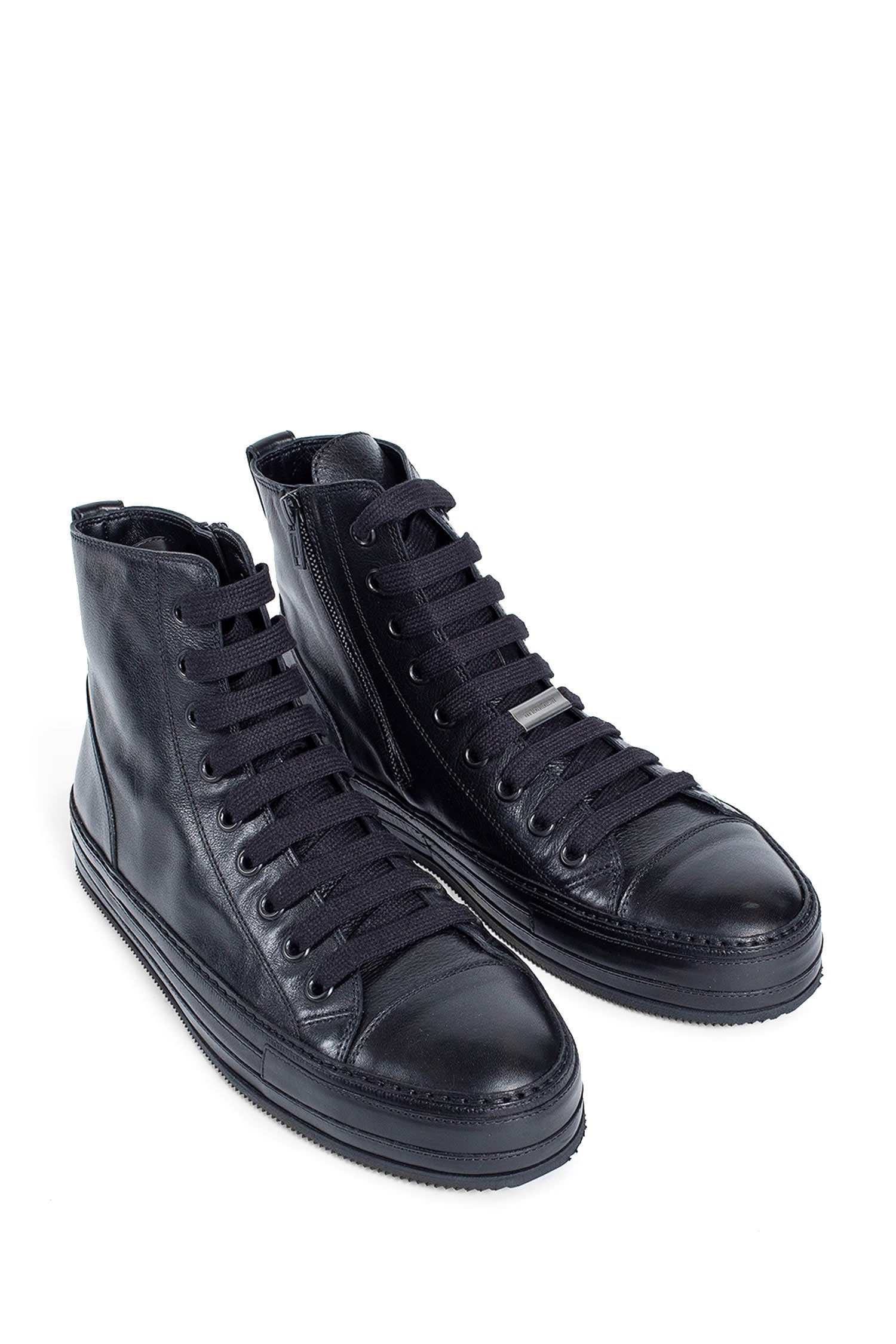 【箱付き美品】ANN DEMEULEMEESTER Raven Sneakers Raven High Top Sneakers Black – Ann Demeulemeester