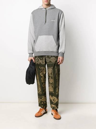 Golden Goose bandana-print straight trousers outlook