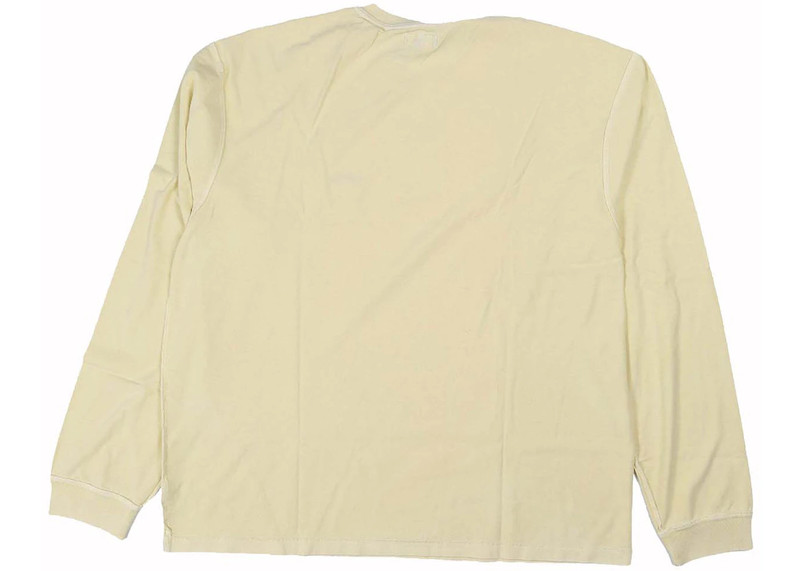 Stüssy Stussy Lazy Long Sleeve T-shirt Pale Yellow outlook