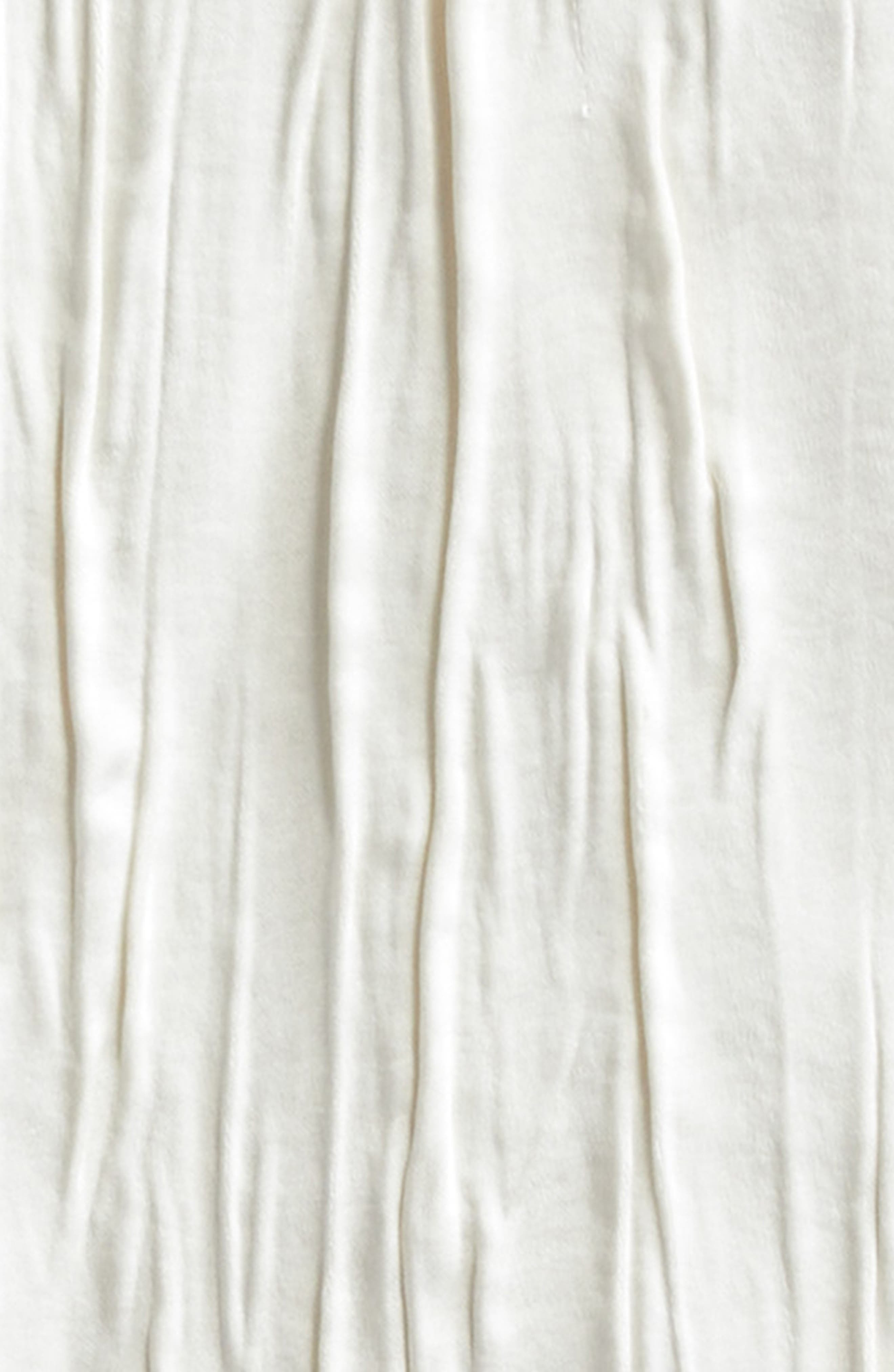 Brandon Maxwell The Drew Deep V-Neck Satin Tank in Ivory at Nordstrom - 7