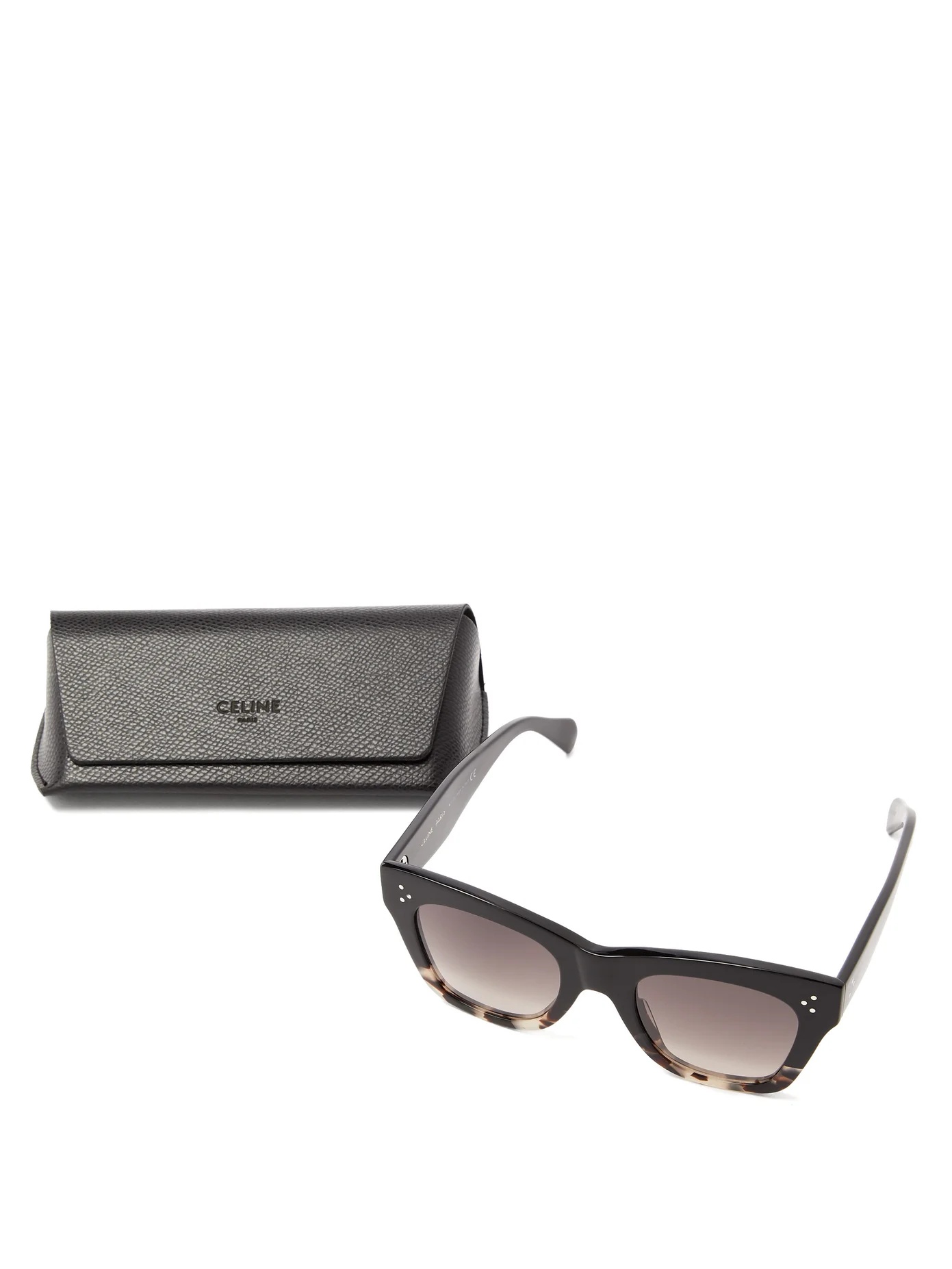 Gradient square acetate sunglasses - 5