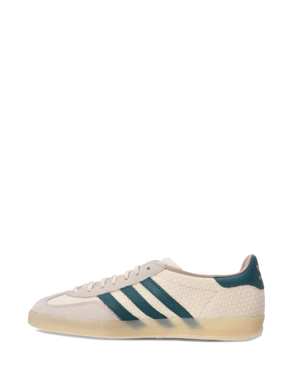 Gazelle three-stripe textured sneakers - 5