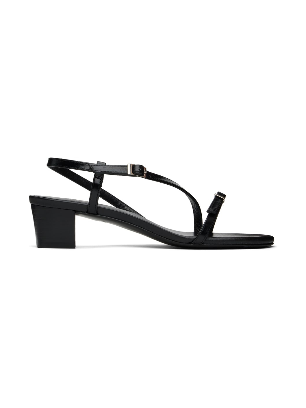 Black Mara Heeled Sandals - 1