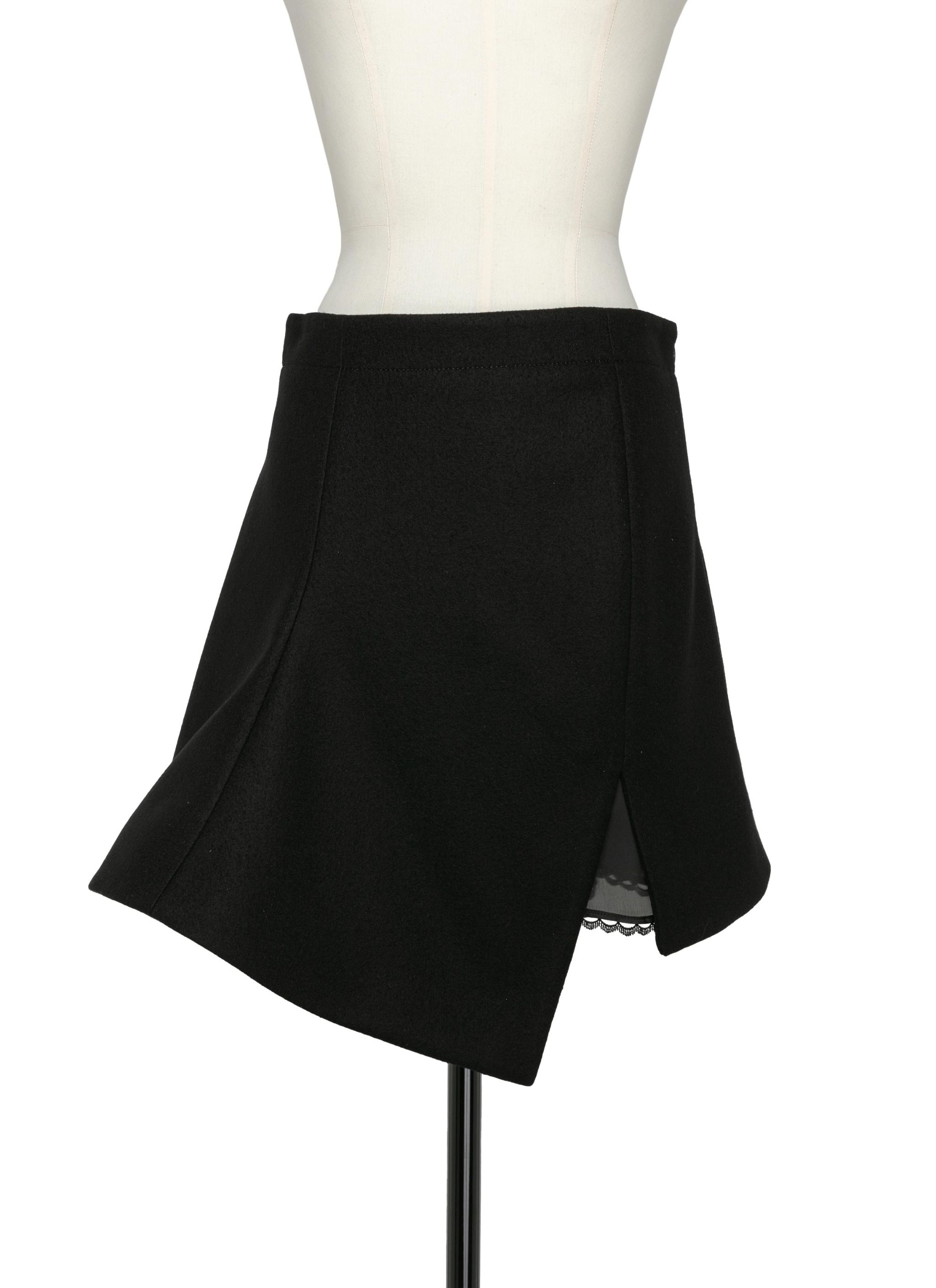 Wool Melton Skirt - 2