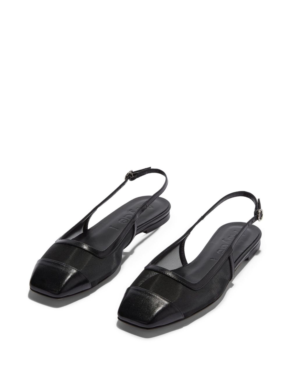 Geraldine mesh-panel slingback ballet flats - 2