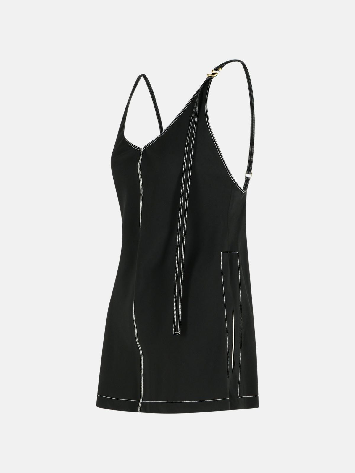 'WASER' BLACK VISCOSSA TANK TOP - 2