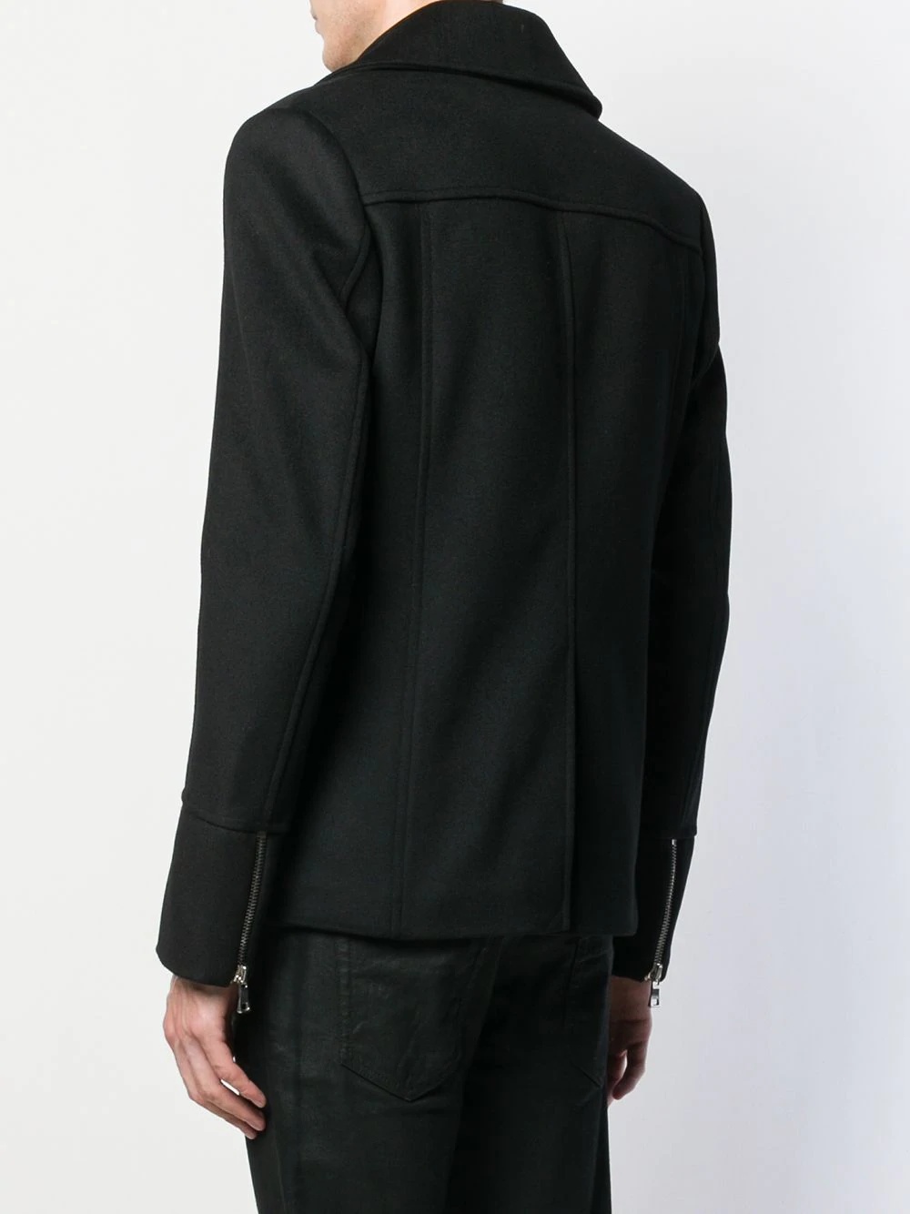 button detailed zipped jacket - 4