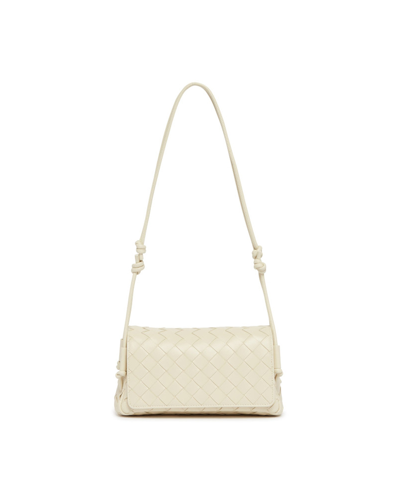 White Leather Notturno Clutch 3